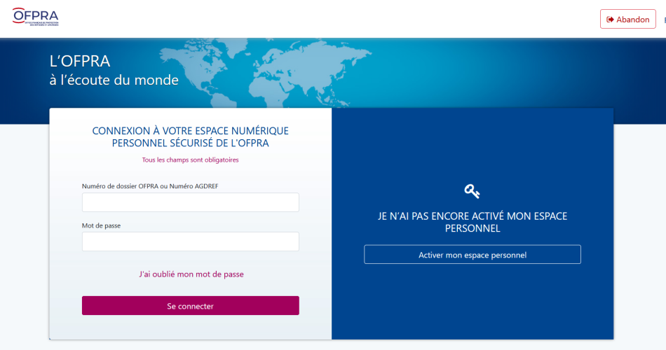 Foire aux questions Ofpra